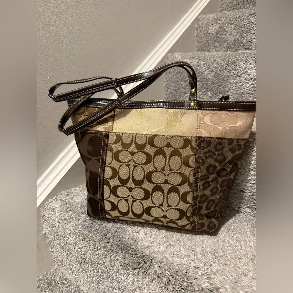 Coach Legacy Signature Patchwork Tote. - Picture 2 of 6